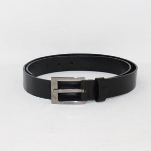 GUCCI #39143 Black Leather Belt